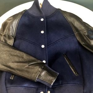 Nikelab X Sacai Navy Tech Destroyer Jacket